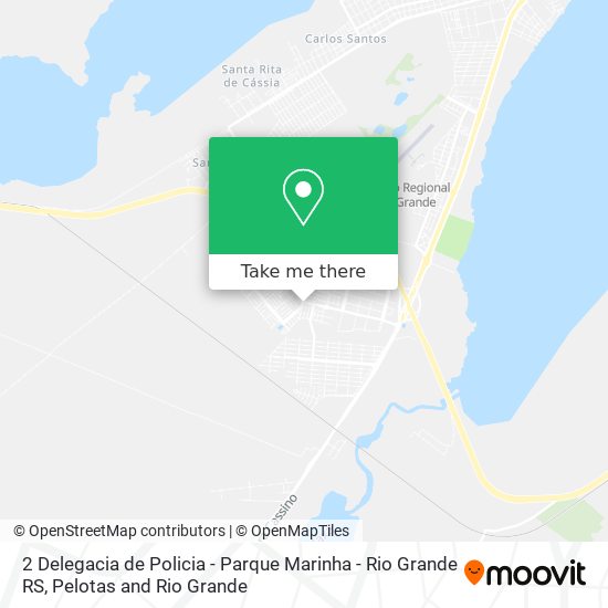 Mapa 2 Delegacia de Policia - Parque Marinha - Rio Grande RS