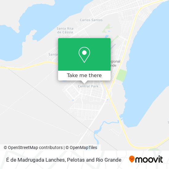 Mapa É de Madrugada Lanches