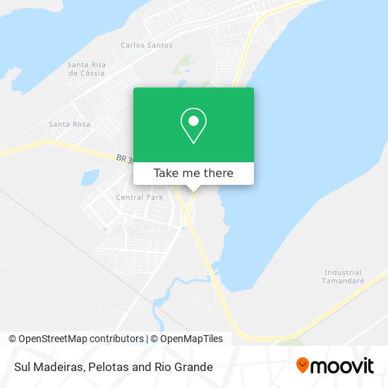 Sul Madeiras map