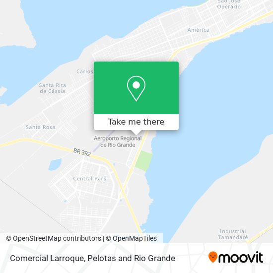 Comercial Larroque map