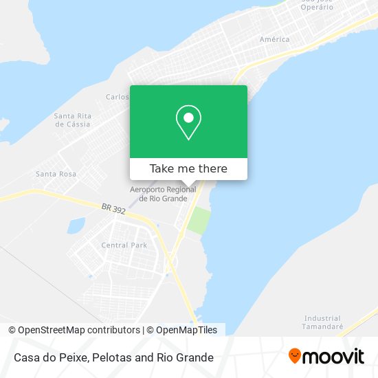 Casa do Peixe map