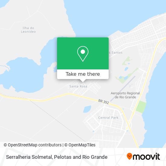 Serralheria Solmetal map