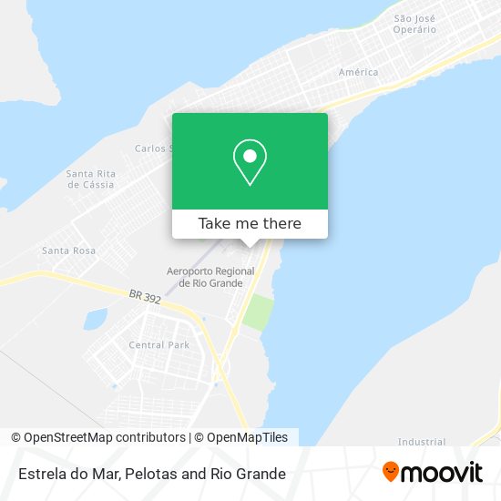 Estrela do Mar map