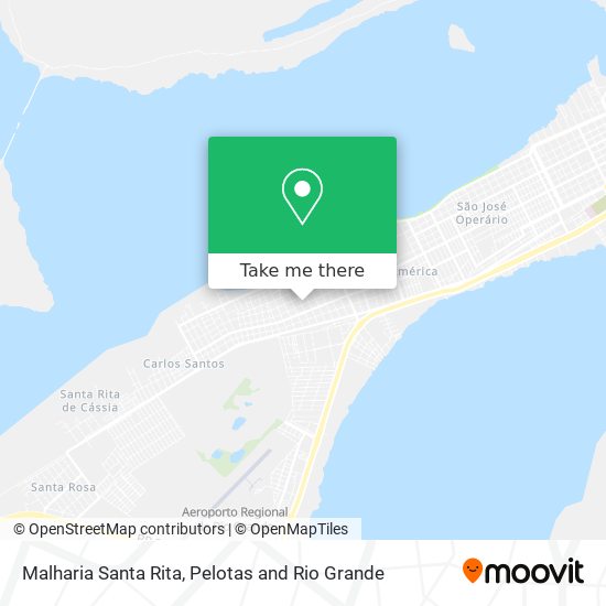 Malharia Santa Rita map