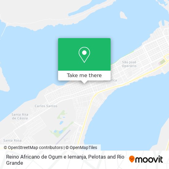 Reino Africano de Ogum e Iemanja map