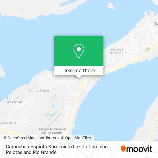 Comunhao Espirita Kardecista Luz do Caminho map