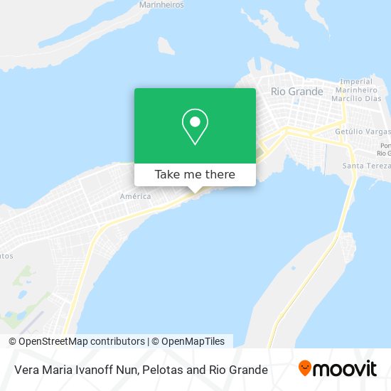 Vera Maria Ivanoff Nun map