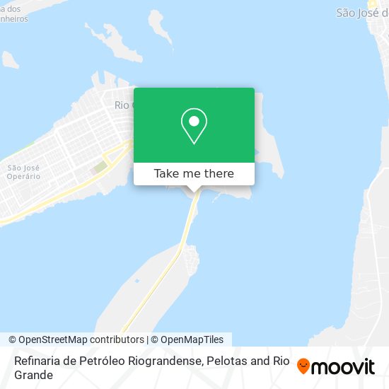 Refinaria de Petróleo Riograndense map