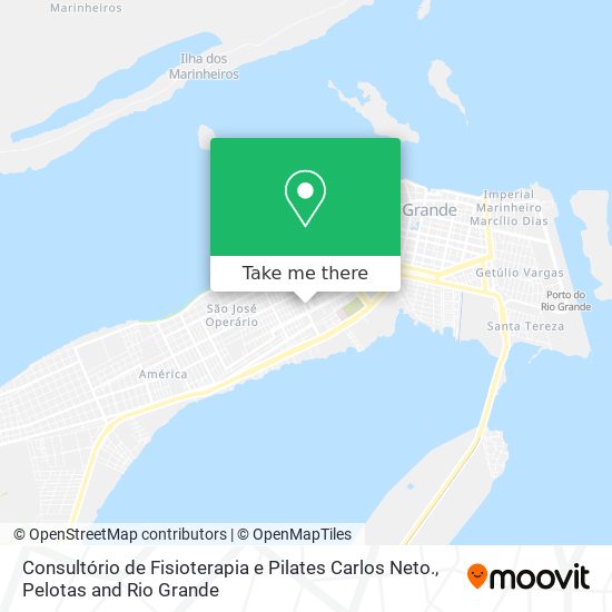 Consultório de Fisioterapia e Pilates Carlos Neto. map