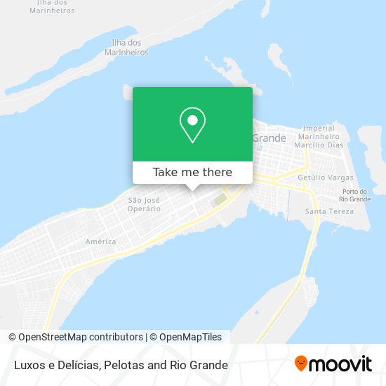 Luxos e Delícias map