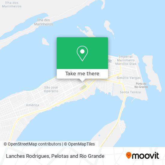 Lanches Rodrigues map