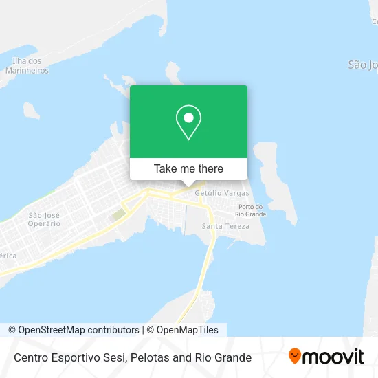 Centro Esportivo Sesi map