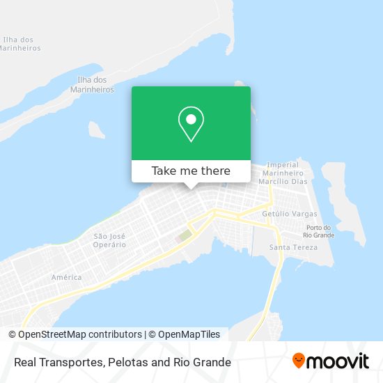 Real Transportes map