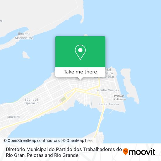 Diretorio Municipal do Partido dos Trabalhadores do Rio Gran map