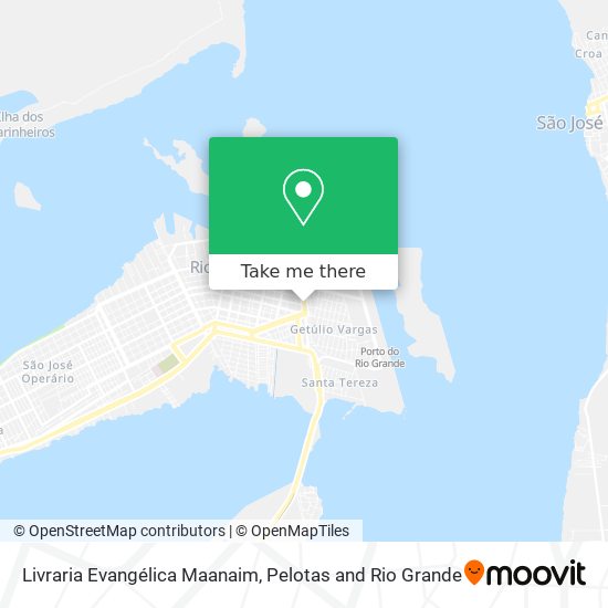 Mapa Livraria Evangélica Maanaim