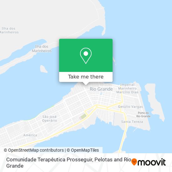 Mapa Comunidade Terapêutica Prosseguir