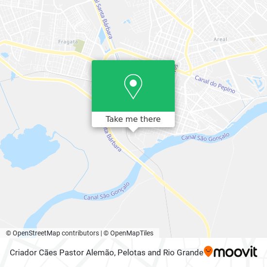 Criador Cães Pastor Alemão map
