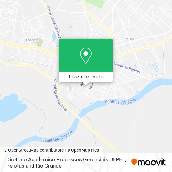 Diretório Acadêmico Processos Gerenciais UFPEL map