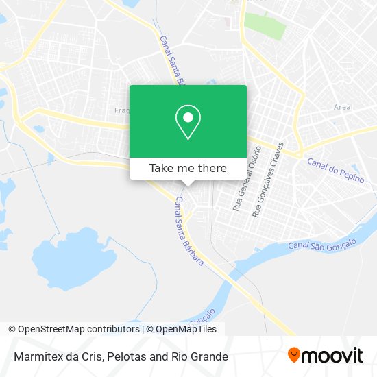 Marmitex da Cris map