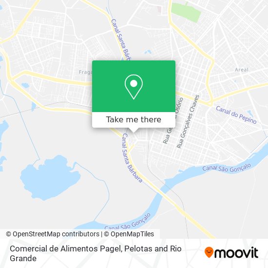 Comercial de Alimentos Pagel map