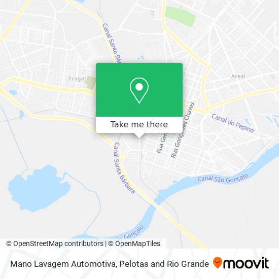 Mano Lavagem Automotiva map
