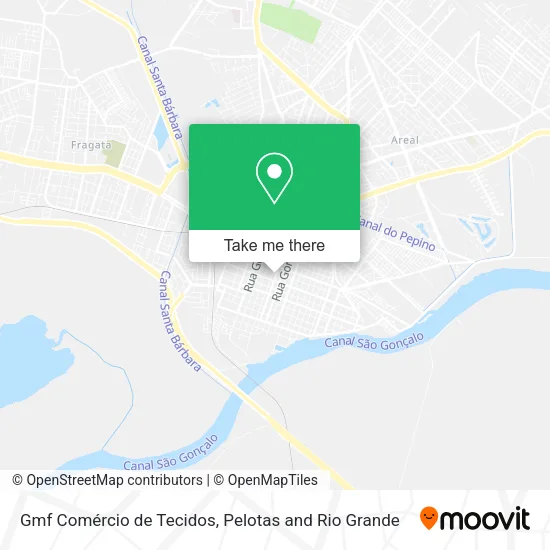 Gmf Comércio de Tecidos map