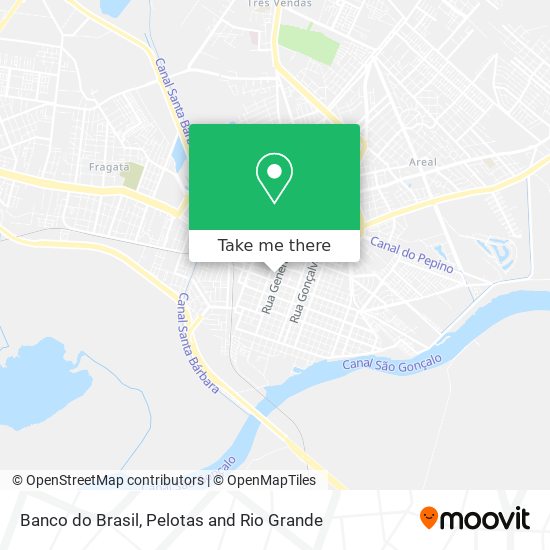 Banco do Brasil map