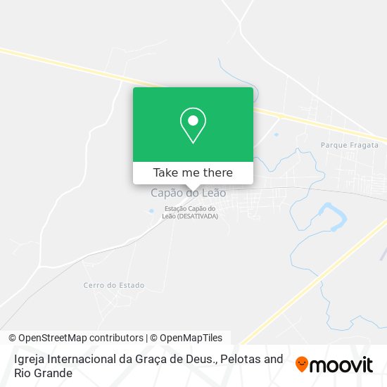 Igreja Internacional da Graça de Deus. map