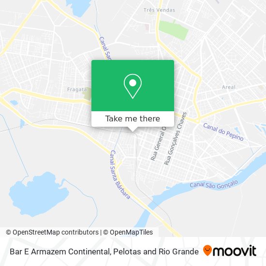 Bar E Armazem Continental map