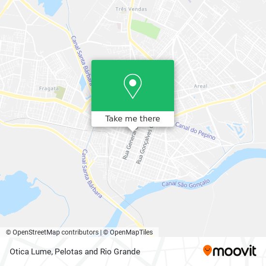 Otica Lume map