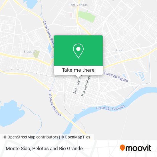 Monte Siao map