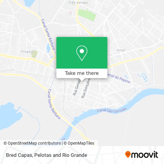 Bred Capas map