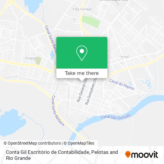 Mapa Conta Gil Escritório de Contabilidade