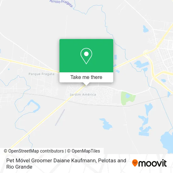 Pet Móvel Groomer Daiane Kaufmann map