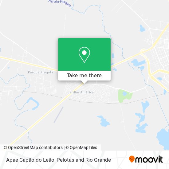 Apae Capão do Leão map