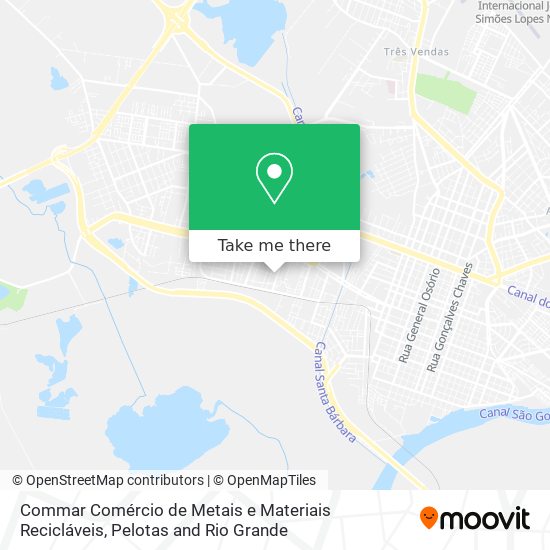 Commar Comércio de Metais e Materiais Recicláveis map