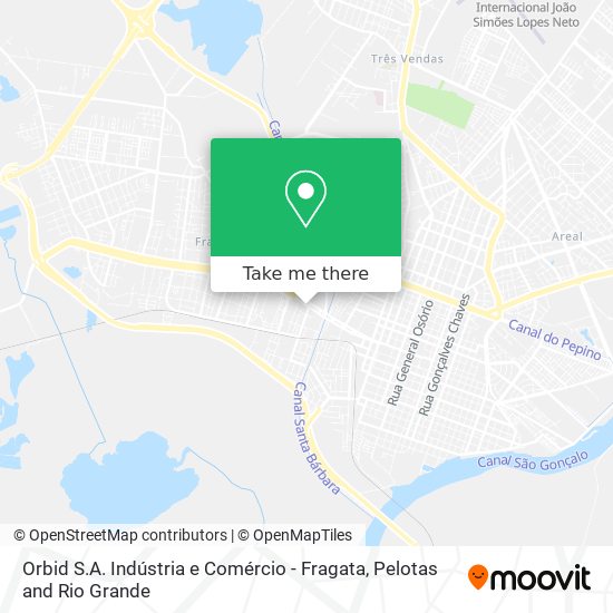 Orbid S.A. Indústria e Comércio - Fragata map