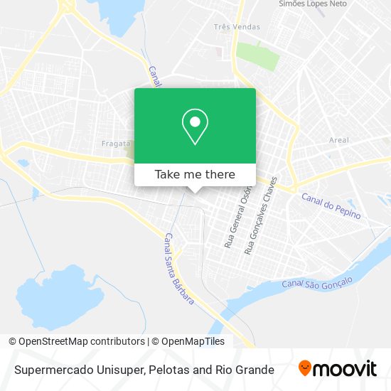 Supermercado Unisuper map