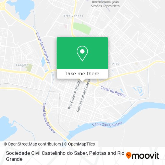 Sociedade Civil Castelinho do Saber map