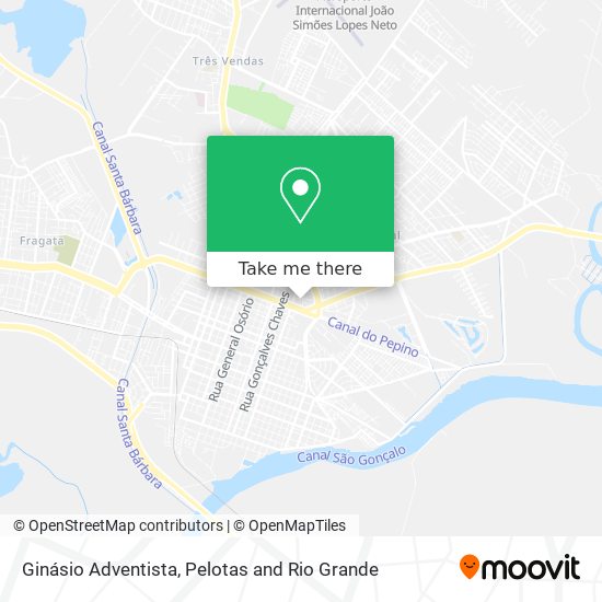 Mapa Ginásio Adventista