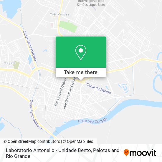 Laboratório Antonello - Unidade Bento map