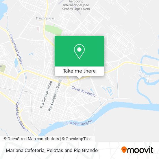 Mariana Cafeteria map