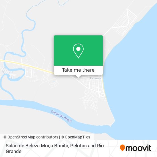 Mapa Salão de Beleza Moça Bonita