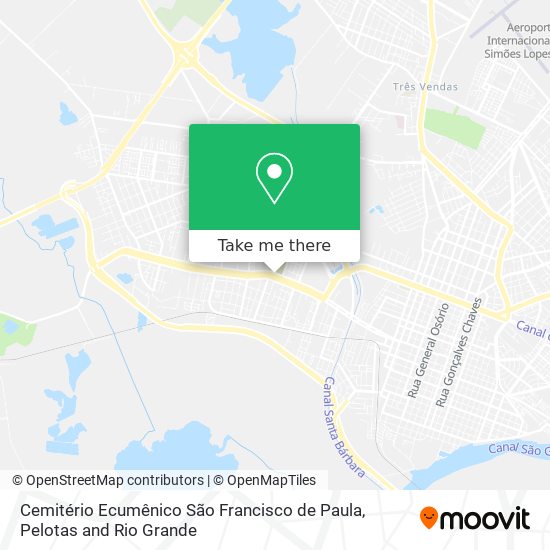 Cemitério Ecumênico São Francisco de Paula map