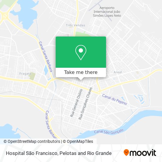 Hospital São Francisco map