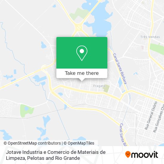 Mapa Jotave Industria e Comercio de Materiais de Limpeza