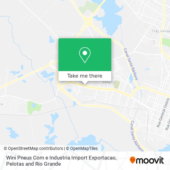 Wini Pneus Com e Industria Import Exportacao map