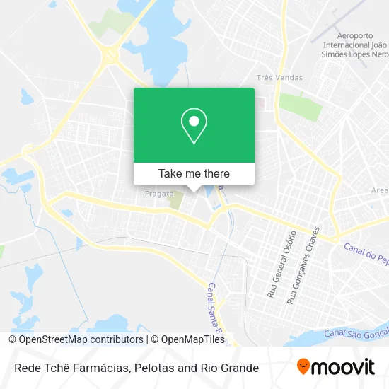 Rede Tchê Farmácias map