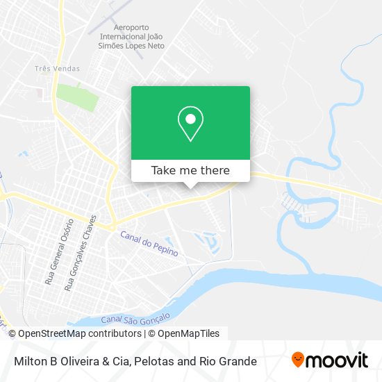 Milton B Oliveira & Cia map