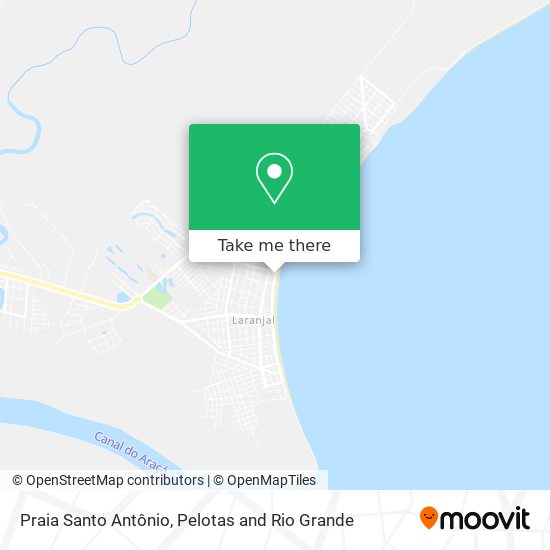 Praia Santo Antônio map